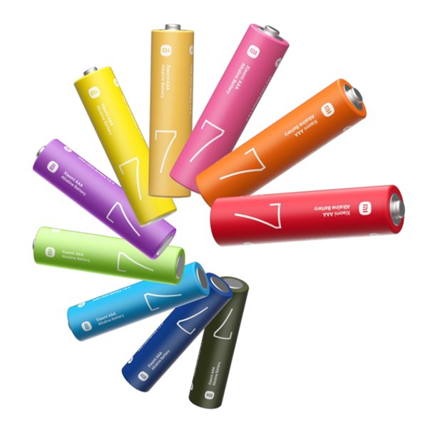 BHR5394GL wr 01 Xiaomi AAA Rainbow Batteries (10 Pack)