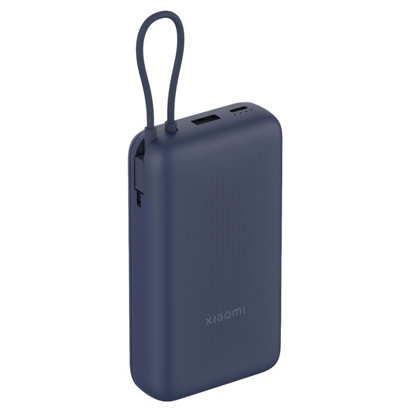 BHR8975GL Xiaomi-20000mAh-PBank-Intg-Cable-Blue 01 Xiaomi 33W Power Bank 20000mAh (Integrated Cable) – Blue