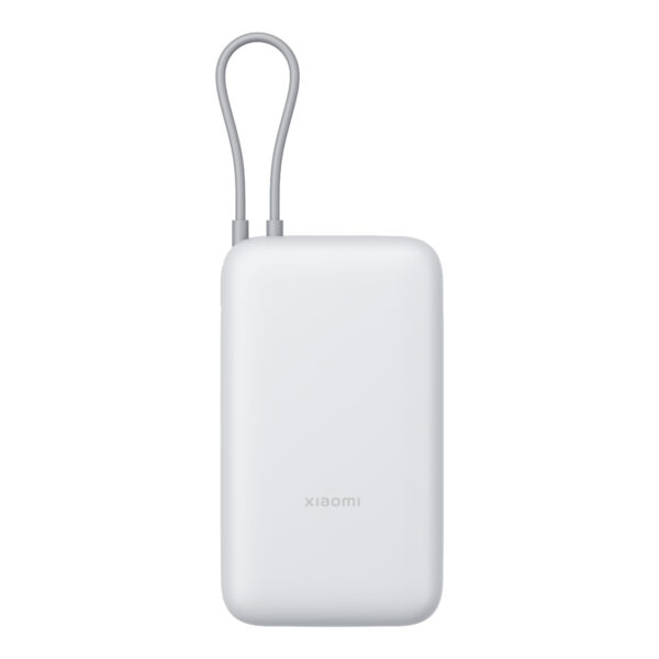 BHR9738GL Xiaomi-Power-Bank-20000-Integrated-Cable-Light-Grey wr 02 Xiaomi Power Bank 20000mAh (Integrated Cable) - Light Grey