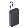 Xiaomi Power Bank 20000mAh (Integrated Cable) - Dark Grey