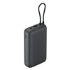 Xiaomi Power Bank 20000mAh (Integrated Cable) - Dark Grey