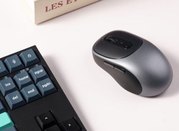 BM24-C61 Keychron-BM24-Wireless-Mouse-Metal-Grey 02 Keychron BM24 Wireless Silent Mouse - Metal Grey