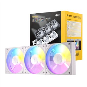 Antec Connect 120 ARGB PWM Fan 3 Pack - White