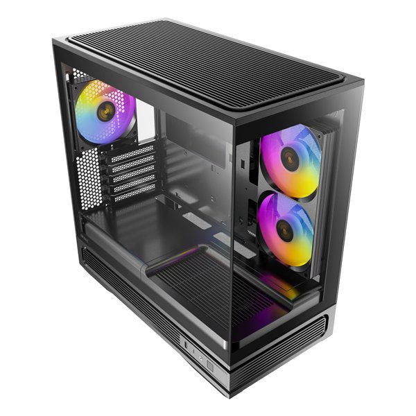 Antec C2M ARGB Compact Micro-ATX Gaming Chassis - Black
