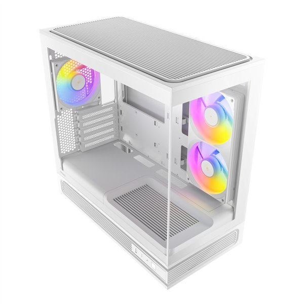 Antec C2M ARGB Compact Micro-ATX Gaming Chassis - White