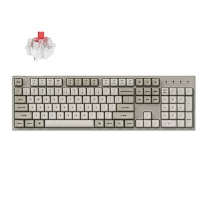 Keychron C2 Pro 100% 8K Super Red Switch Hot-Swap RGB Wired Custom Mechanical Keyboard