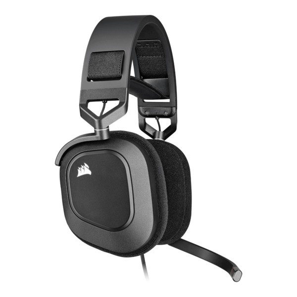 Corsair HS80 RGB USB Wired Over-Ear Gaming Headset — Carbon Black