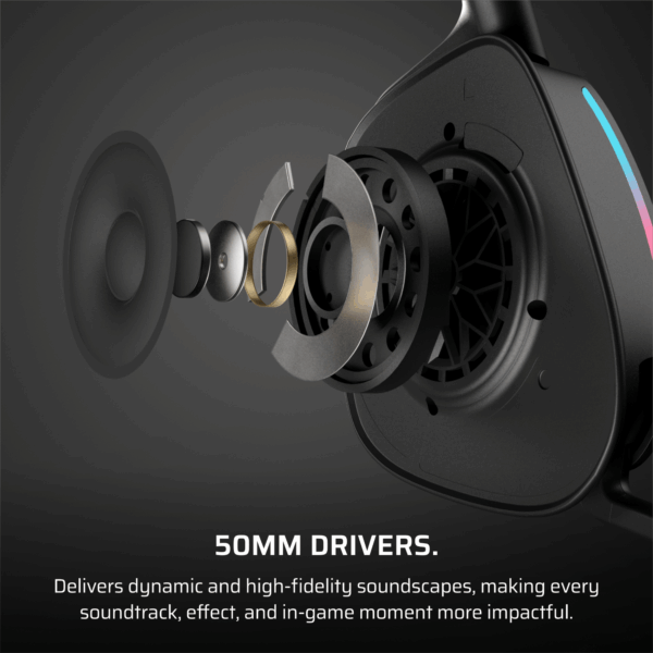 CA-9011379-WW CORSAIR VOID WIRELESS v2 Gaming Headset wr 07 CORSAIR VOID WIRELESS v2 Gaming Headset - Carbon