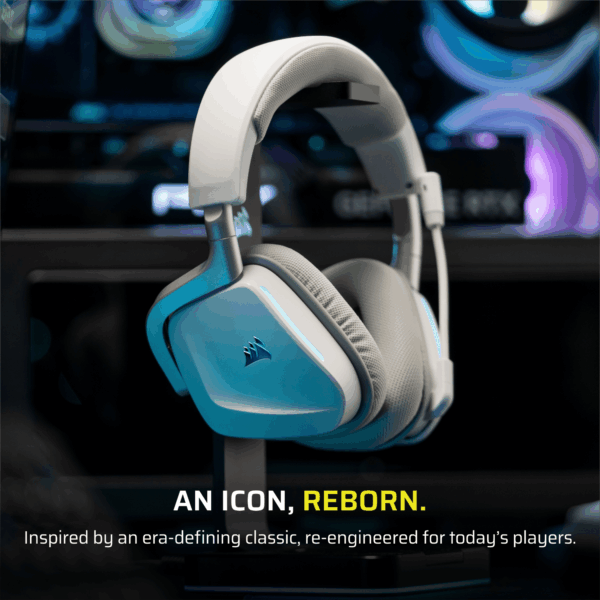CA-9011380-WW CORSAIR VOID v2 WIRELESS Gaming Headset wr 05 CORSAIR VOID v2 WIRELESS Gaming Headset - White