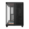 Corsair AIR 5400 LX-R RGB iCUE LINK Triple Chamber Mid-Tower PC Case - Black