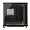 Corsair AIR 5400 LX-R RGB iCUE LINK Triple Chamber Mid-Tower PC Case - Black
