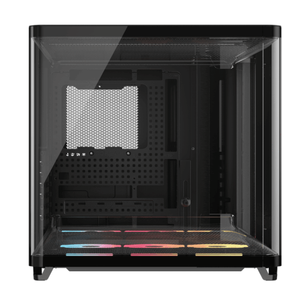 Corsair AIR 5400 LX-R RGB iCUE LINK Triple Chamber Mid-Tower PC Case - Black
