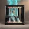 Corsair AIR 5400 LX-R RGB iCUE LINK Triple Chamber Mid-Tower PC Case - Black