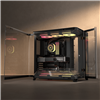 Corsair AIR 5400 LX-R RGB iCUE LINK Triple Chamber Mid-Tower PC Case - Black
