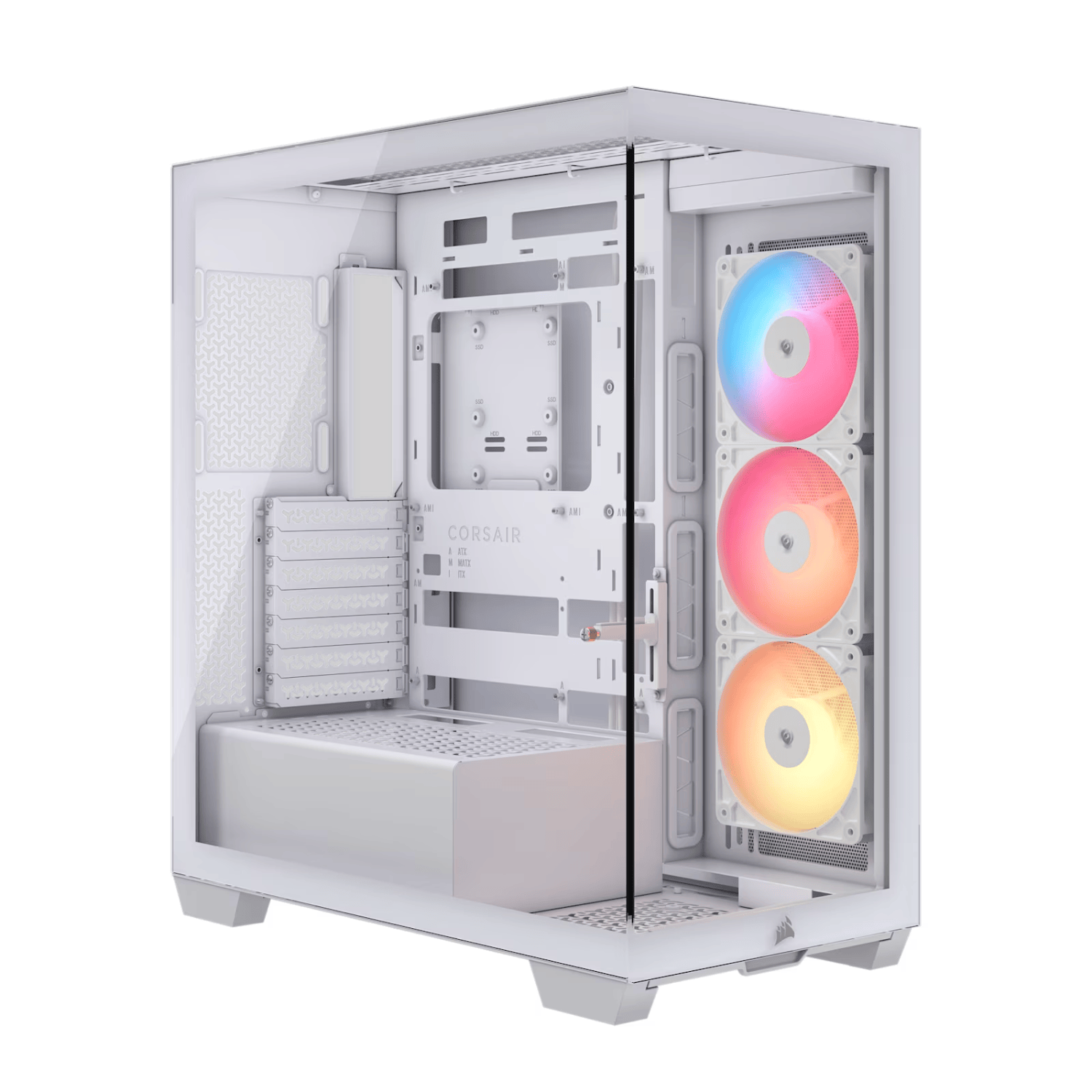 CC-9011323-WW Corsair 3500X RS-R ARGB Mid-Tower PC Cas wr 01 Corsair 3500X RS-R ARGB Mid-Tower PC Case – White