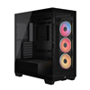 Corsair 3500X LX-R RGB iCUE LINK Mid-Tower PC Case - Black