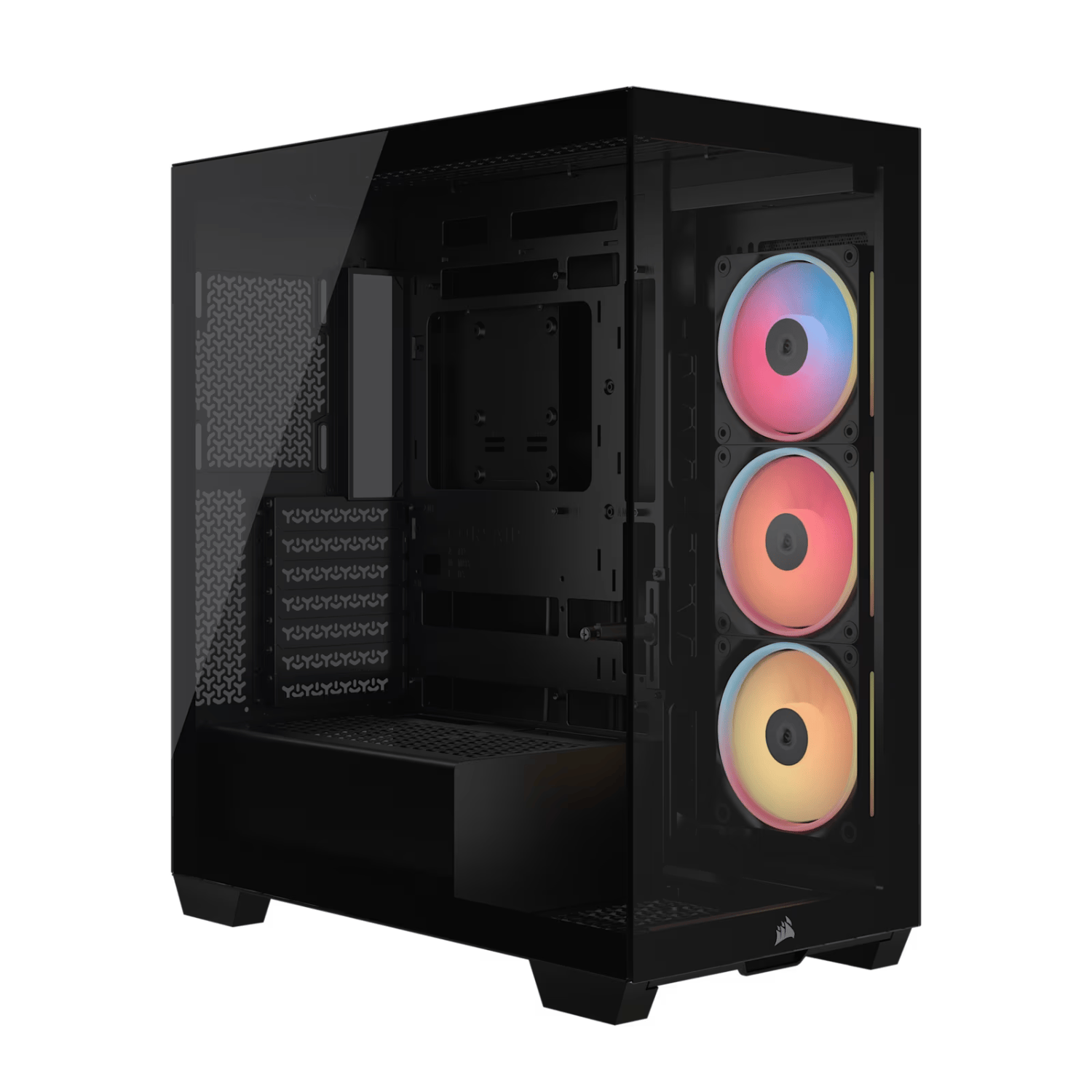 CC-9011324-WW Corsair 3500X LX-R RGB iCUE LINK Mid-Tow wr 01 Corsair 3500X LX-R RGB iCUE LINK Mid-Tower PC Case - Black