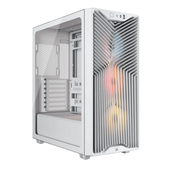 CC-9011345-WW CORSAIR CHASSIS 3200D ATX ARGB WH wr 01 Corsair 3200D RS ARGB Mid-Tower PC Case – White