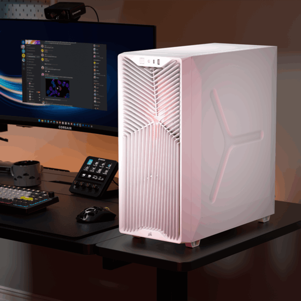 CC-9011345-WW CORSAIR CHASSIS 3200D ATX ARGB WH wr 05 Corsair 3200D RS ARGB Mid-Tower PC Case – White