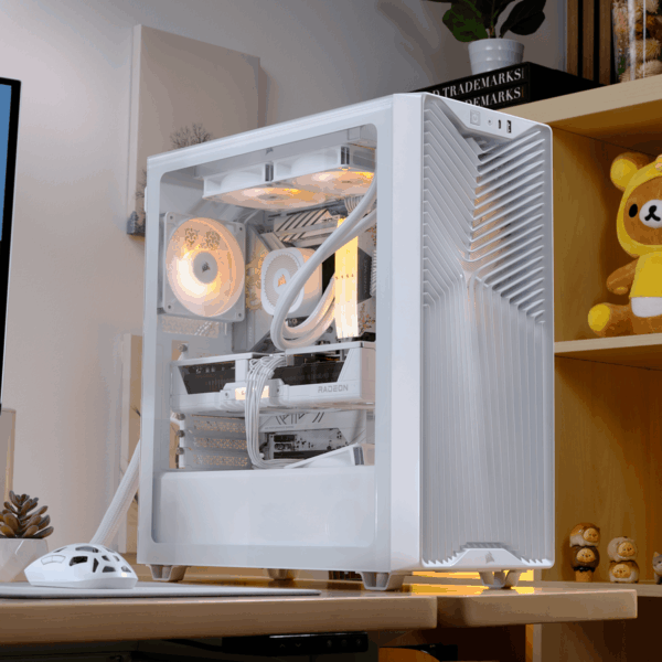 CC-9011345-WW CORSAIR CHASSIS 3200D ATX ARGB WH wr 06 Corsair 3200D RS ARGB Mid-Tower PC Case – White