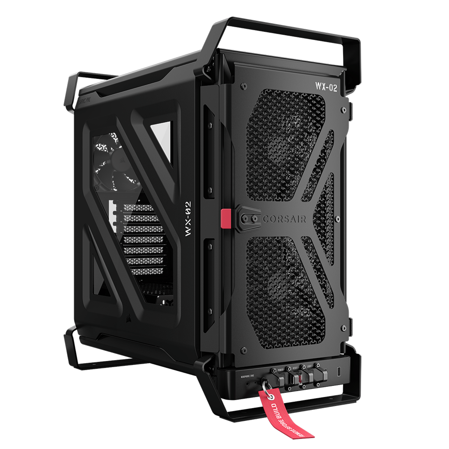 CC-9011351-WW Corsair WARTHOG RS Airflow Mid-Tower Cas wr 01 Corsair WARTHOG RS Airflow Mid-Tower Case - Black