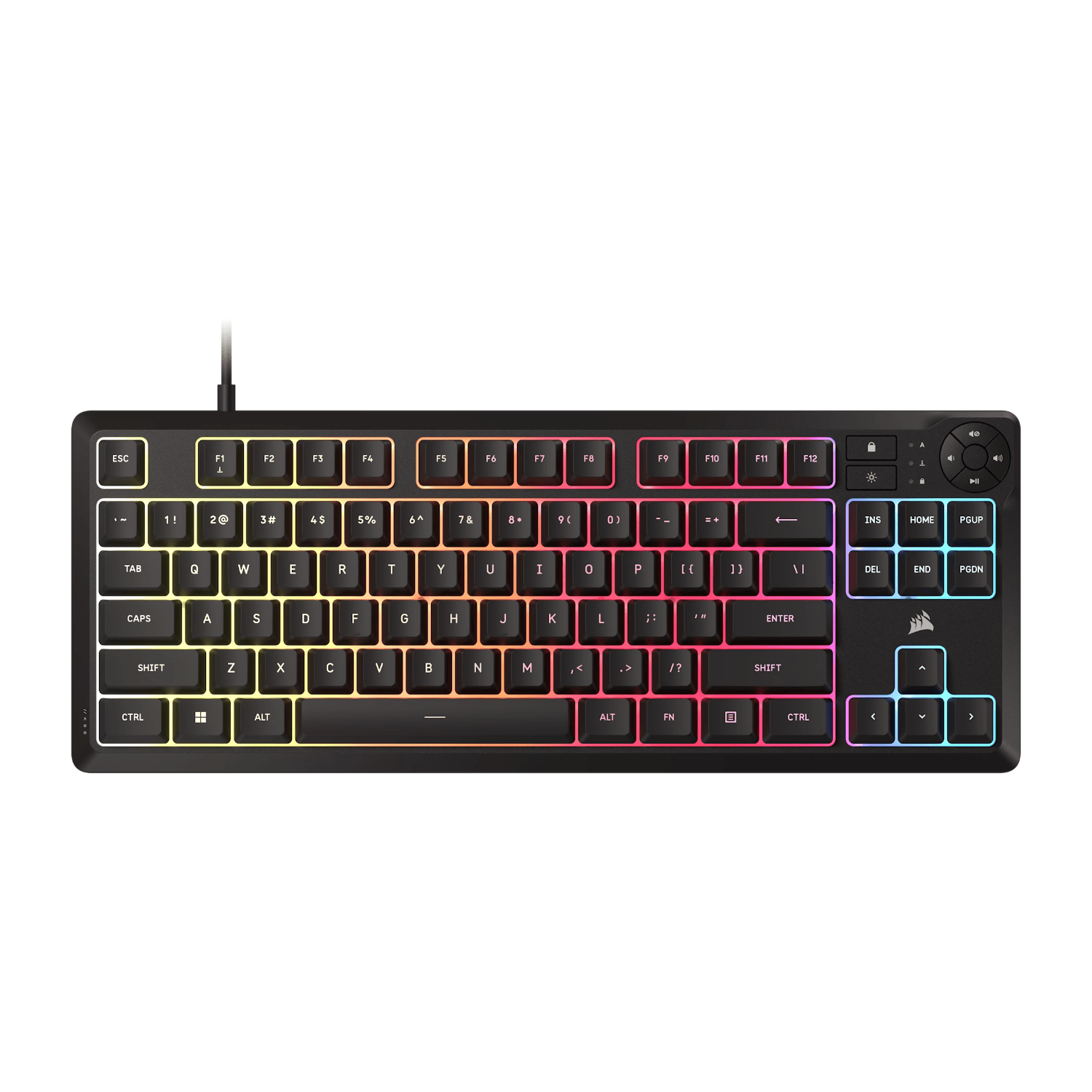 CH-9216065-NA Corsair K55 CORE TKL RGB Gaming Keyboard wr 01 Corsair K55 CORE TKL RGB Gaming Keyboard