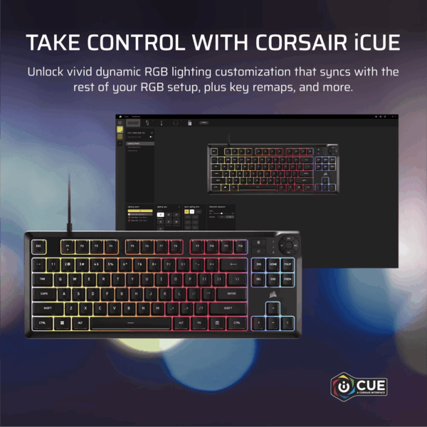 Corsair K55 CORE TKL RGB Gaming Keyboard