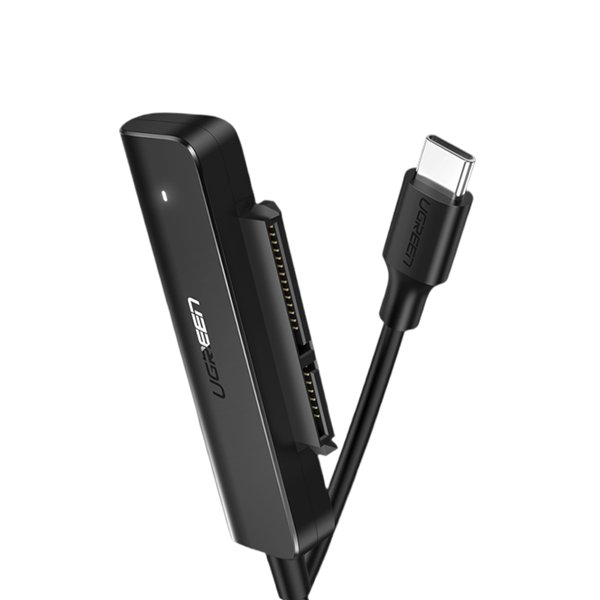 CM321-70610 UGREEN-CM321-USB-Type-C-to-2.5inch-SATA-HDD-SSD-Converter-Cable-Blk wr02 UGREEN CM321 USB Type-C to 2.5" SATA HDD/SSD Converter Cable 5Gbps-Black