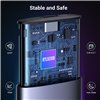 CM400-90264 Ugreen-CM400-90264-M.2-NVMe-SATA-SSD-Enclosure wr 05a UGREEN CM400-90264 M.2 NVME/SATA SSD Enclosure (10Gbps) - Silver