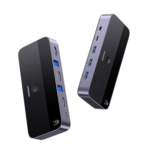 CM664-15707 UGREEN-4K@60Hz-HDMI-KVM-Switch-2-In-1-Out wr 01b UGREEN 4K@60Hz HDMI KVM Switch (2 In 1 Out)-Grey