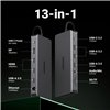 CM681-15978 UGreen-CM681-Revodok-Pro-13-in-1-USB-Type-C-HDMI-and-DisplayPort-Docking-Station-Silver wr 05 UGREEN CM681 Revodok Pro 13-in-1 USB Type-C HDMI and DisplayPort Docking Station