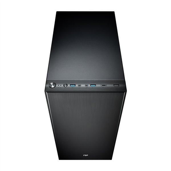 FSP CMT223S ATX Mid Tower Chassis - Black