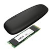 Asus Cobble M.2 SSD Type-C Enclosure and Crucial E100 2TB NVMe Bundle - Black