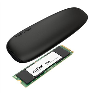 COBBLE-480GB-BUNDLE-B Asus-Cobble-M.2-SSD-Type-C-Enclosure-and-Crucial-E100-480GB-NVMe-Bundle-Black wr 01a Asus Cobble M.2 SSD Type-C Enclosure and Crucial E100 480GB NVMe Bundle - Black