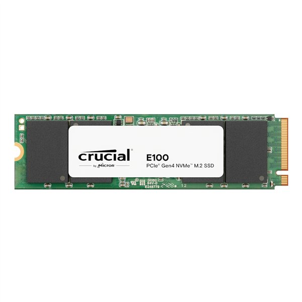 Asus Cobble M.2 SSD Type-C Enclosure and Crucial E100 480GB NVMe Bundle - Grey