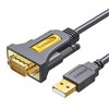UGREEN USB 2.0 to RS-232 Serial Adapter Cable (USB-A Male to DB9 Male)-Black