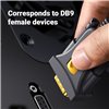 UGREEN USB 2.0 to RS-232 Serial Adapter Cable (USB-A Male to DB9 Male)-Black