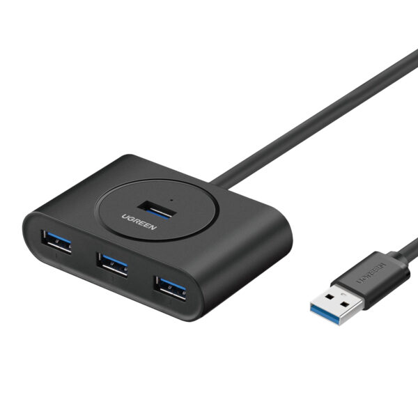 CR113-20290 UGREEN-4-Port-USB-3.0-Hub-with-Micro-USB wr 01a UGREEN 4-Port USB 3.0 Hub | 5Gbps Data Transfer - 0.5m