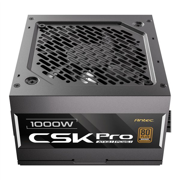 Antec CSK1000 PRO ATX3.1 Semi-Modular 1000W Power Supply (80 PLUS Bronze, PCIe 5.1, ATX 3.1 Certified)