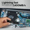 Crucial T500 1TB M.2 NVMe Gen4 NAND SSD