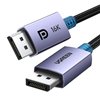 DP118-15384 -UGREEN-DisplayPort-2.1-Cable-2m-80Gbps wr01-1 UGREEN DP2.1 Male to Male 16K Braided 2M Cable