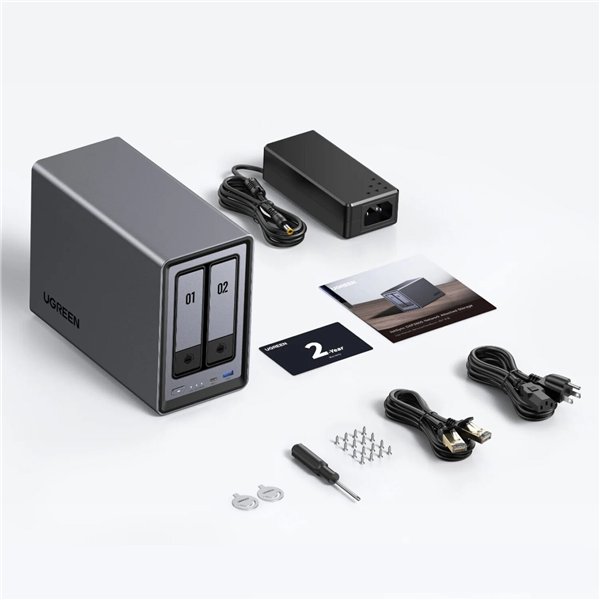 DXP2800-16TB-V2 UGreen-NASync-DXP2800-2-Bay-NAS-with-Seagate-Ironwolf-NAS-16TB-SATA-Hard-Drive-V2-Bundle-2x-8TB wr 05a UGreen NASync DXP2800 2 Bay NAS with Seagate Ironwolf NAS 16TB SATA Hard Drive V2 Bundle (2x 8TB)