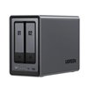 UGreen NASync DXP2800 2 Bay NAS with Seagate Ironwolf NAS 16TB SATA Hard Drive Bundle (2x 8TB)