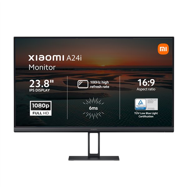 ELA5444EU Xiaomi-A24i 24-inch full hd office monitor wr 01b Xiaomi A24i 24" Full HD 1080p IPS Monitor (100Hz, 6ms, and VESA Mount)