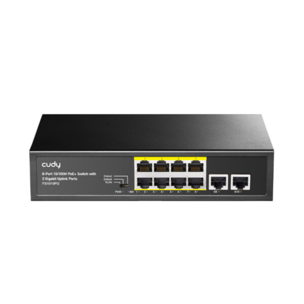 FS1010PG wr 01 Cudy 10-Port Unmanaged PoE+ Switch
