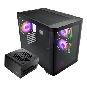 FSP S380 M-ATX ARGB Gaming Chassis and VITA GM 750W Power Supply Bundle