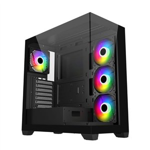 FSP M340-BA wr 01a FSP M340 ARGB ATX Gaming Chassis - Black