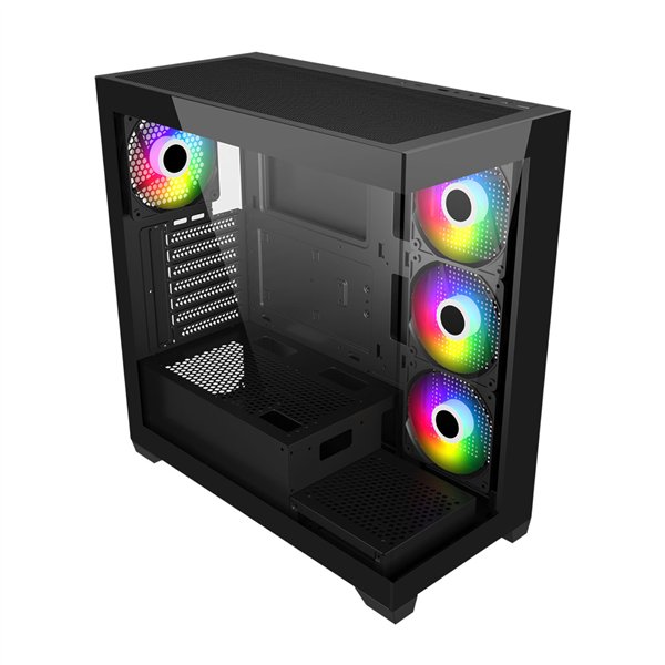 FSP M340-BA wr 03a FSP M340 ARGB ATX Gaming Chassis - Black