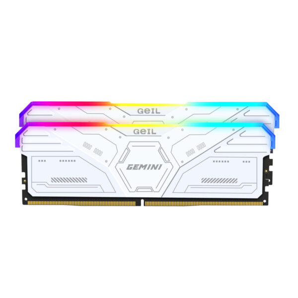 GAMSW532GB6000C36CDC GeIL-Gemini-RGB-32GB-DDR5-6000MHz-Desktop-Gaming-Memory-Kit-2-x-16GB-–-White wr 01 GeIL Gemini RGB 32GB DDR5 6000MHz Desktop Gaming Memory Kit (2 x 16GB) – White