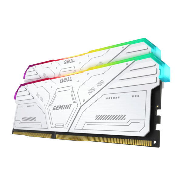 GAMSW532GB6000C36CDC GeIL-Gemini-RGB-32GB-DDR5-6000MHz-Desktop-Gaming-Memory-Kit-2-x-16GB-–-White wr 02 GeIL Gemini RGB 32GB DDR5 6000MHz Desktop Gaming Memory Kit (2 x 16GB) – White